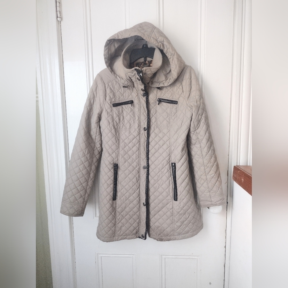 Steve Madden Women's Beige Winter Jacket Size Small
